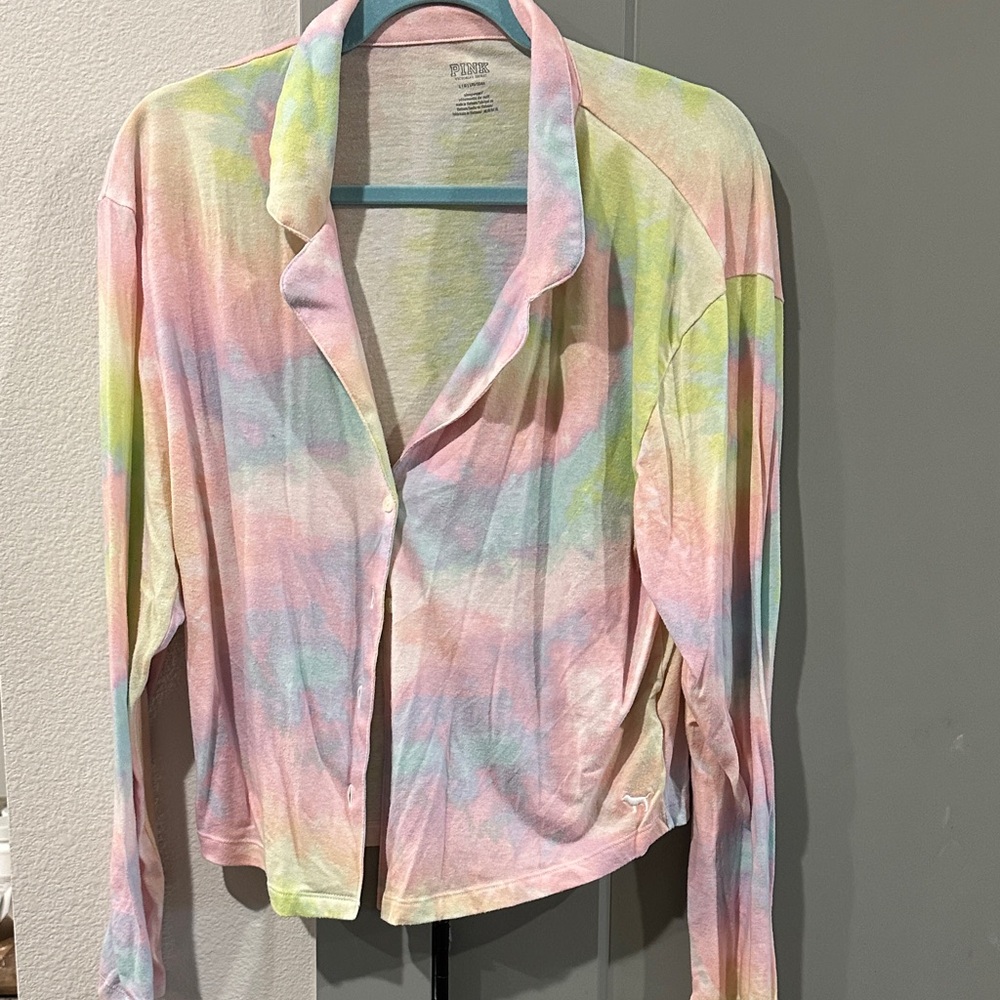 Colorful Tie-Dye Women's sleep Top